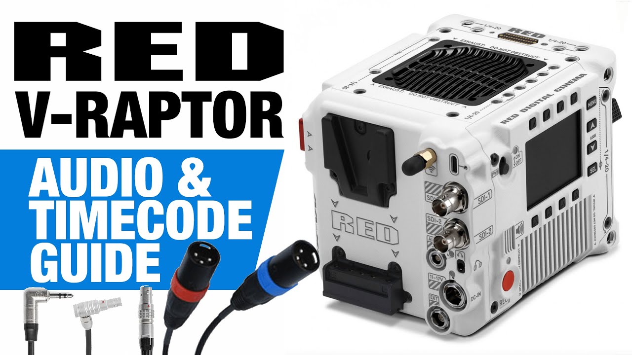 Red Raptor Audio Module Audio & Timecode Guide: RED V-Raptor • Hub Location Sound